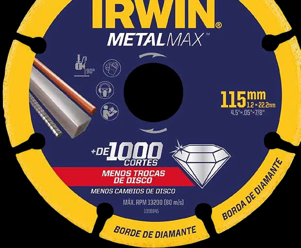Disco de corte diamantado Irwin